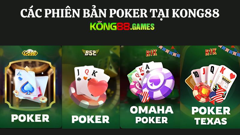 KONG88 Game bài đổi thưởng Poker